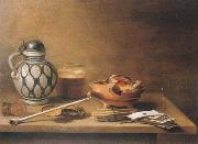 Pieter Claesz Style life with stein oil painting reproduction